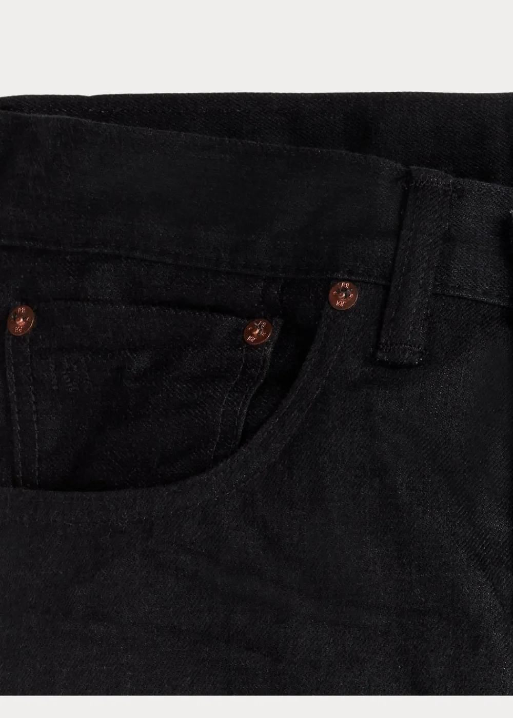 RRL Slim Fit New Black On Black Jean Clearance