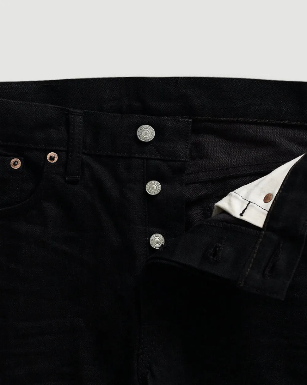 RRL Slim Fit New Black On Black Jean Clearance