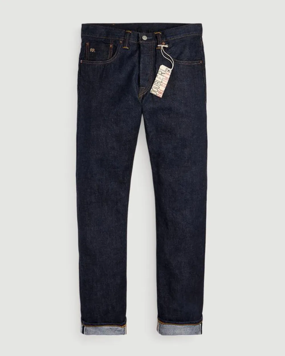 RRL Slim Fit Once Washed Jean Discount
