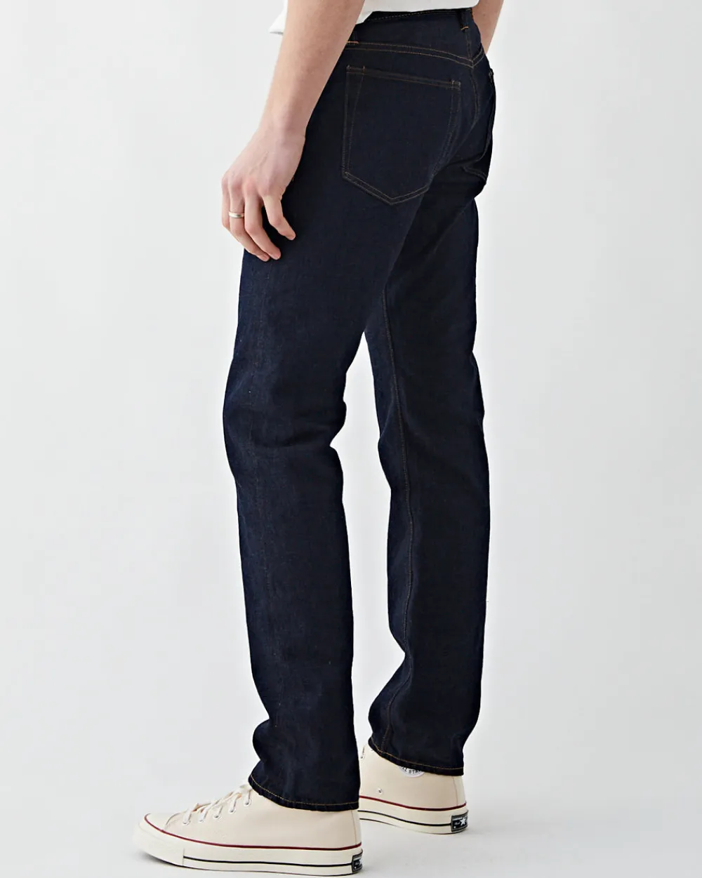 RRL Slim Fit Once Washed Jean Discount