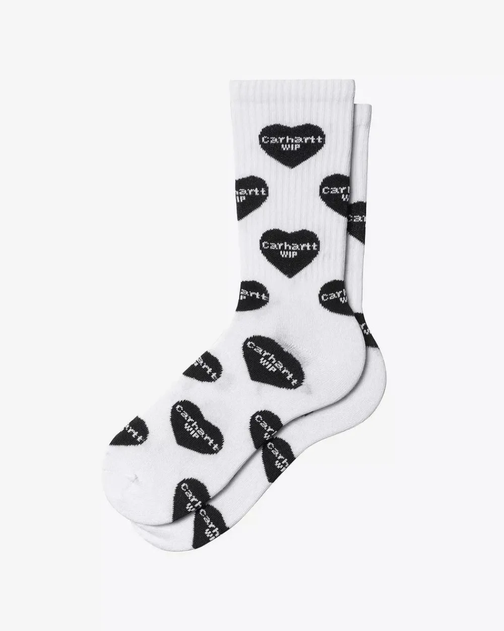 Carhartt WIP Socks Heart Logo White Hot