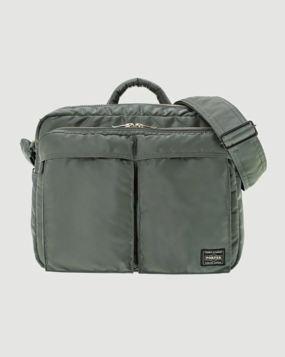 Porter Yoshida Tanker CS Shoulder Bag Sage Green Clearance