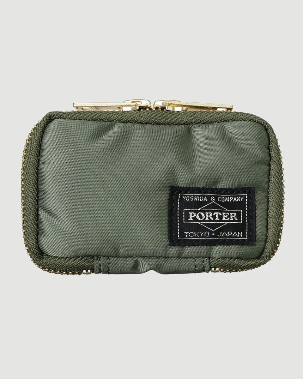 Porter Yoshida Tanker Key Case Sage Green New
