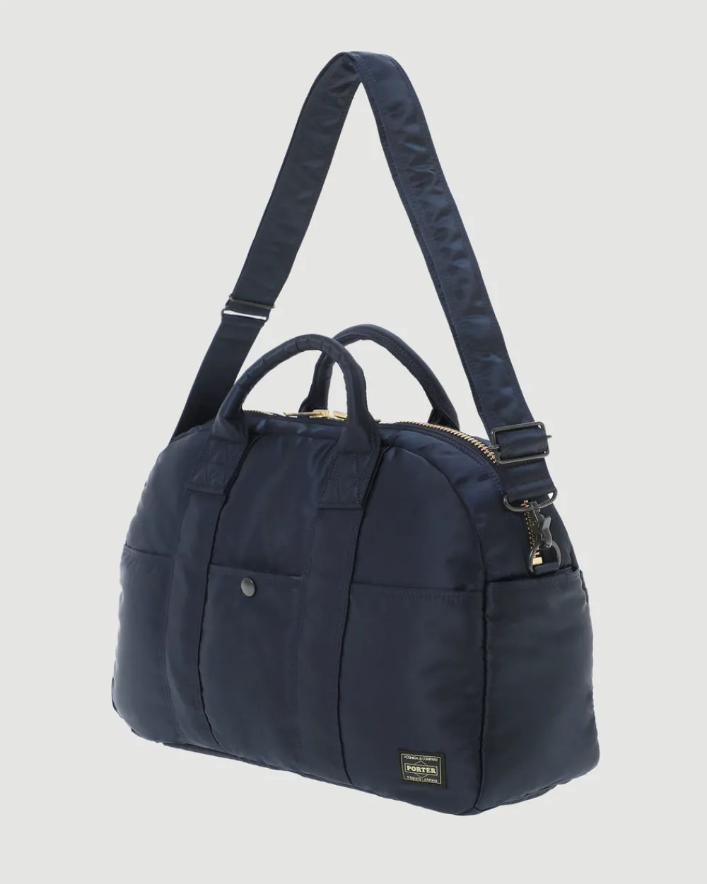 Porter Yoshida Tanker Madison Boston Bag (L) Iron Blue Best