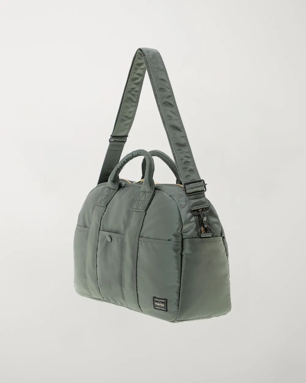 Porter Yoshida Tanker Madison Boston Bag (M) Sage Green Fashion