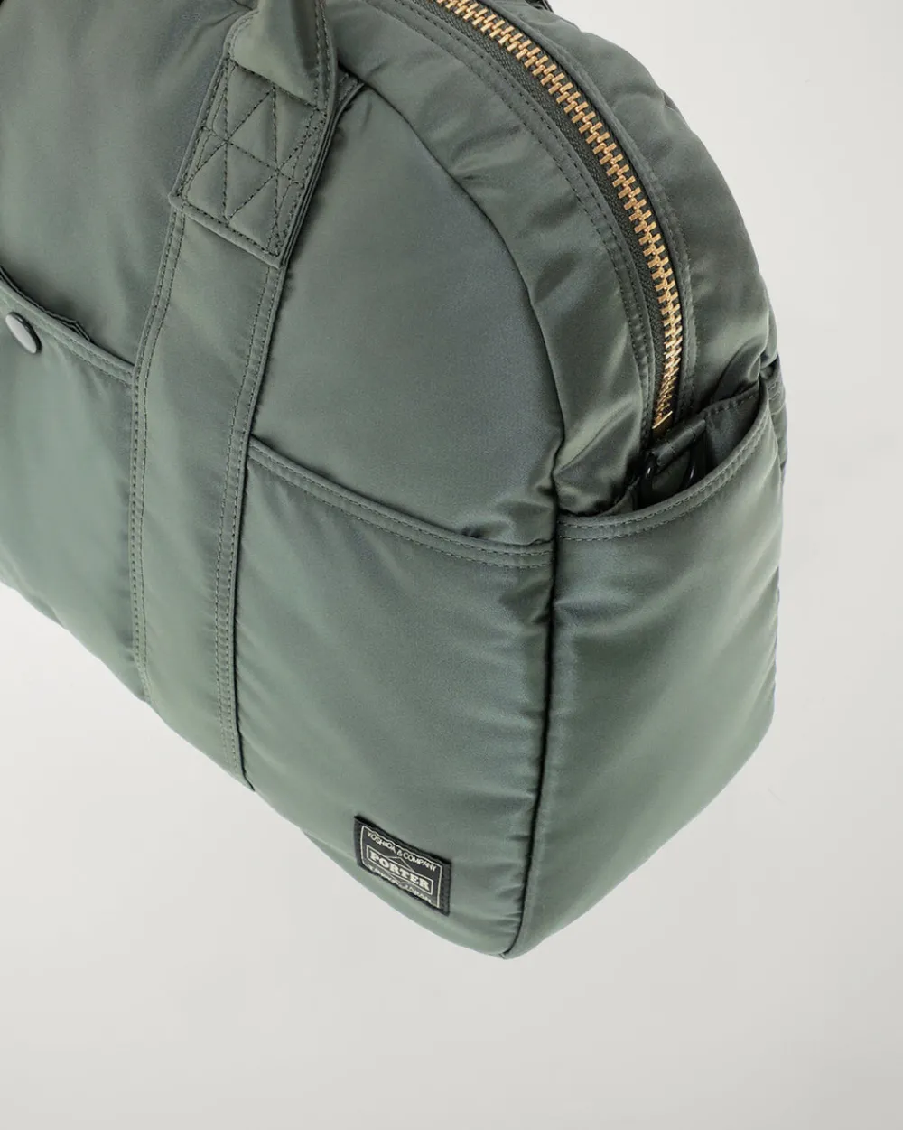Porter Yoshida Tanker Madison Boston Bag (M) Sage Green Fashion