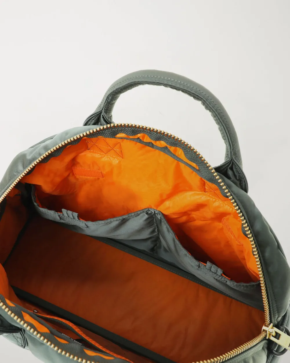 Porter Yoshida Tanker Madison Boston Bag (M) Sage Green Fashion