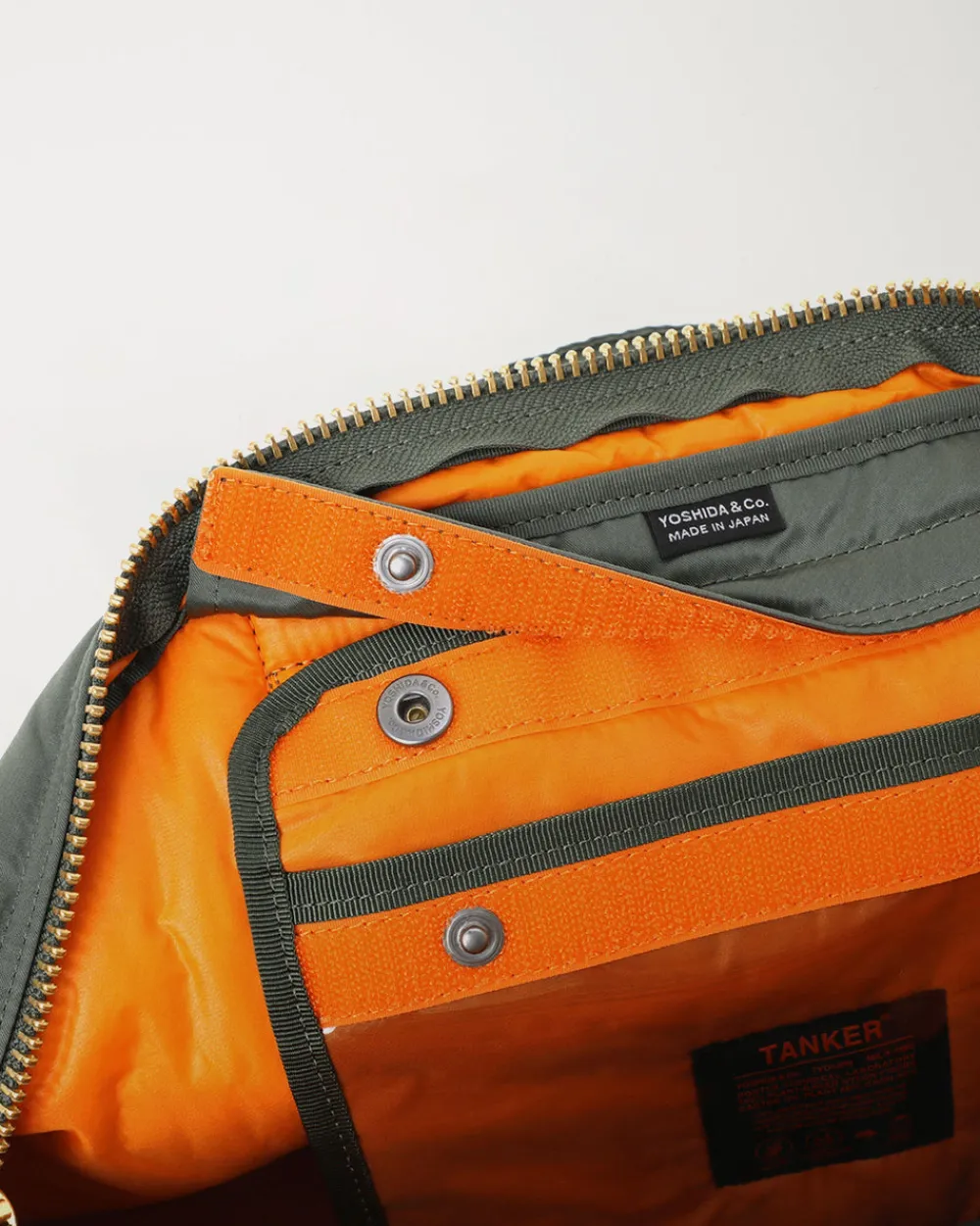 Porter Yoshida Tanker Madison Boston Bag (M) Sage Green Fashion