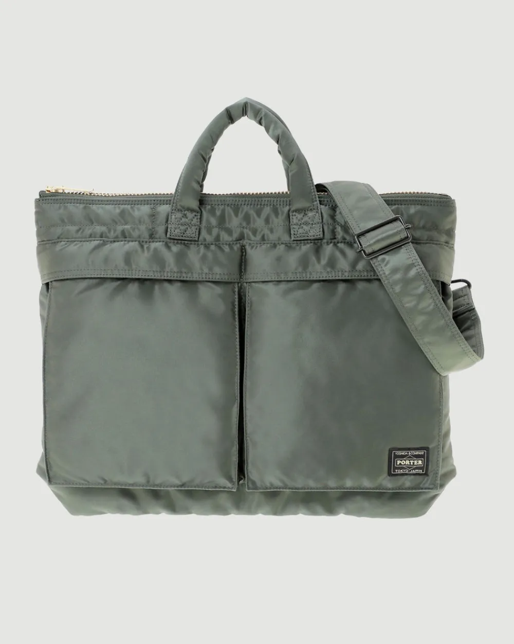 Porter Yoshida Tanker Short Helmet Bag (S) Sage Green Best
