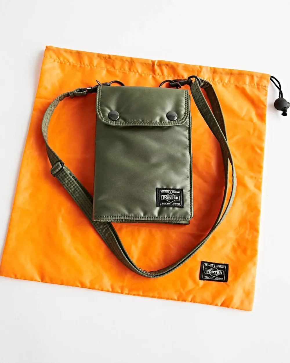 Porter Yoshida Tanker Travel Navigator Sage Green New