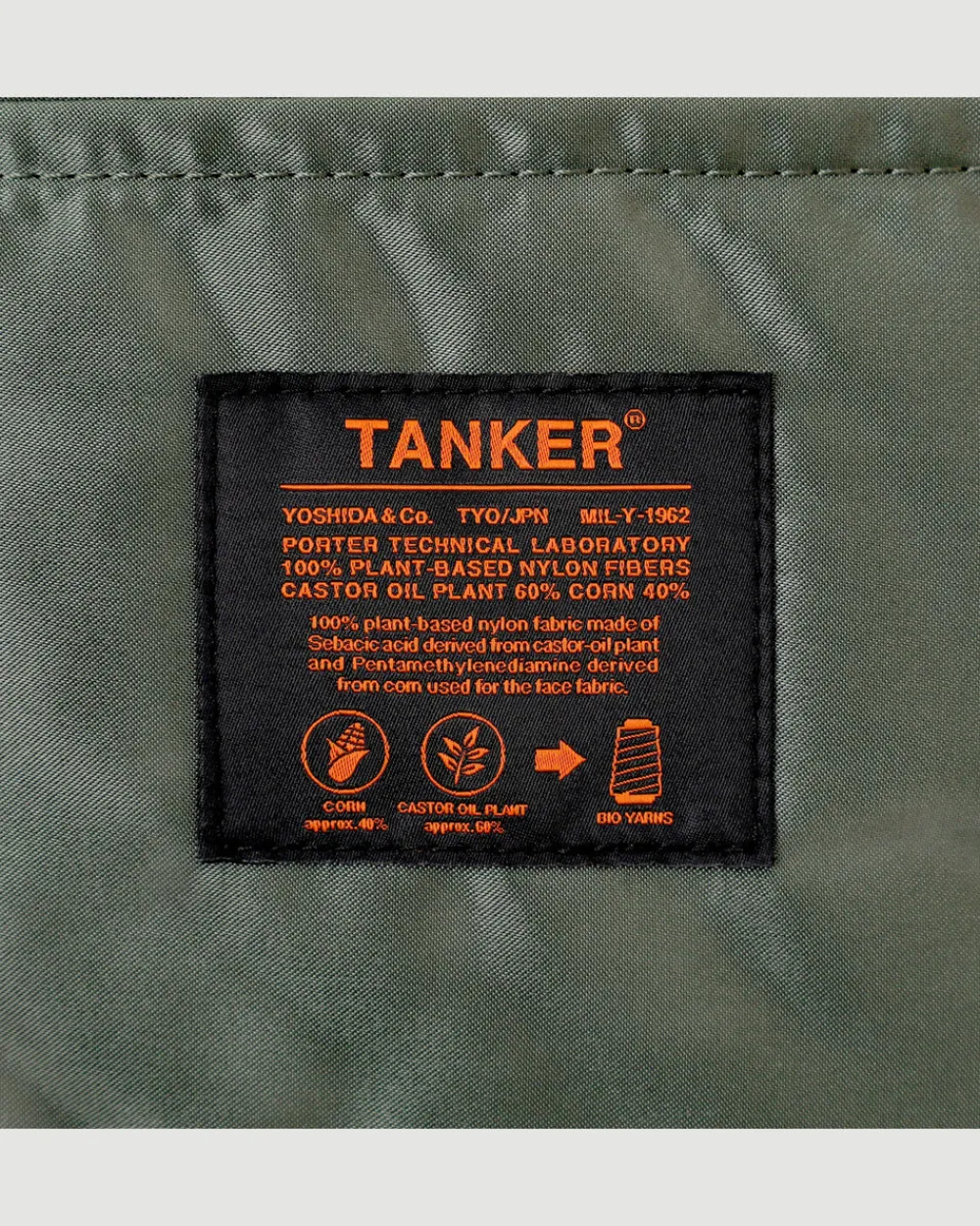 Porter Yoshida Tanker Waist Bag Sage Green Large New