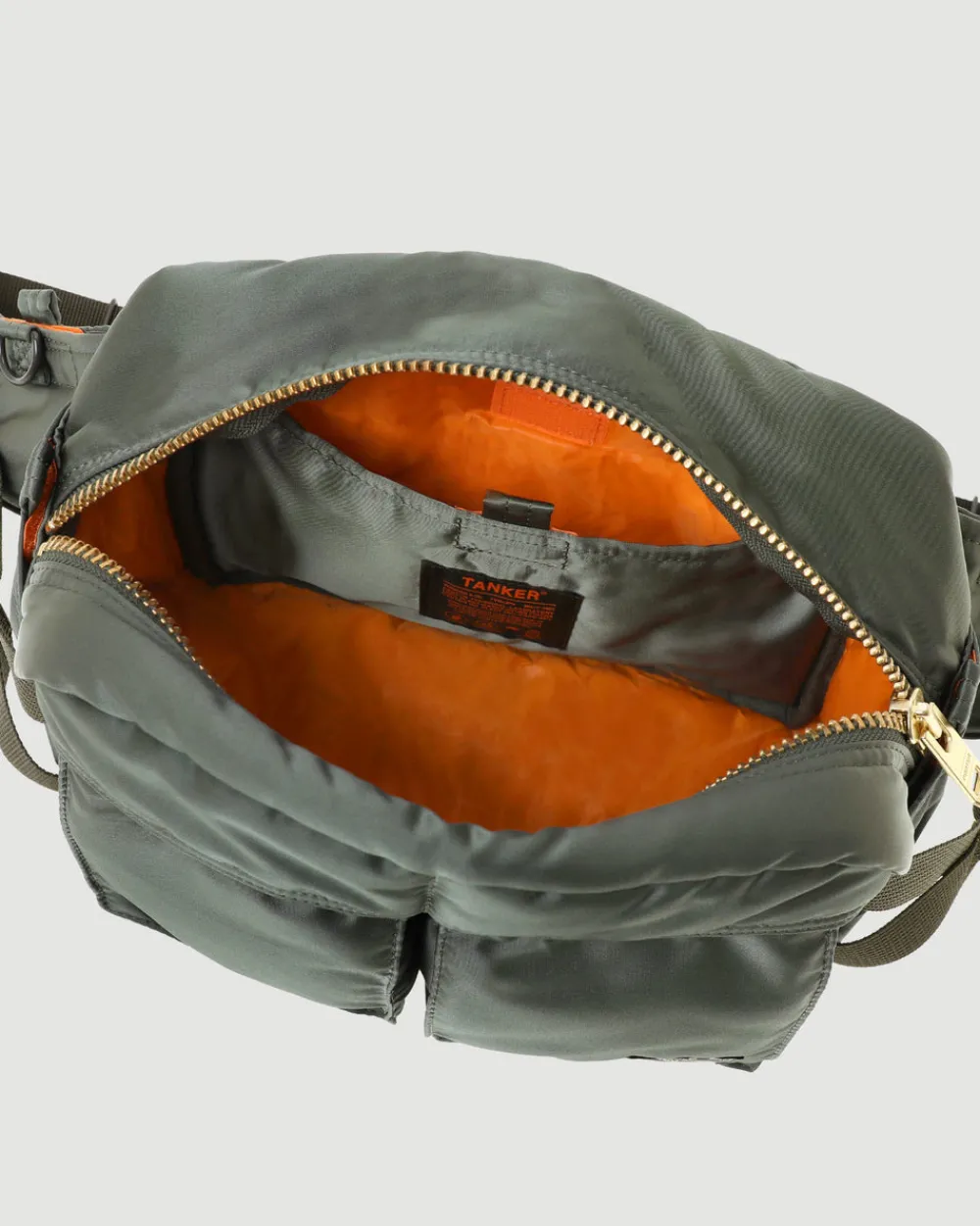 Porter Yoshida Tanker Waist Bag Sage Green Large New