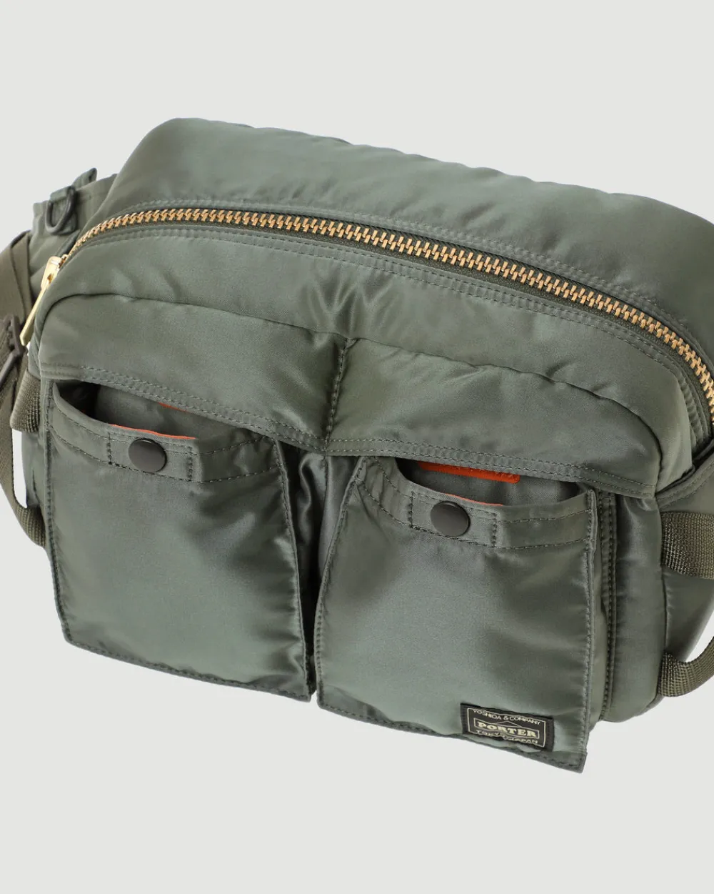 Porter Yoshida Tanker Waist Bag Sage Green Large New