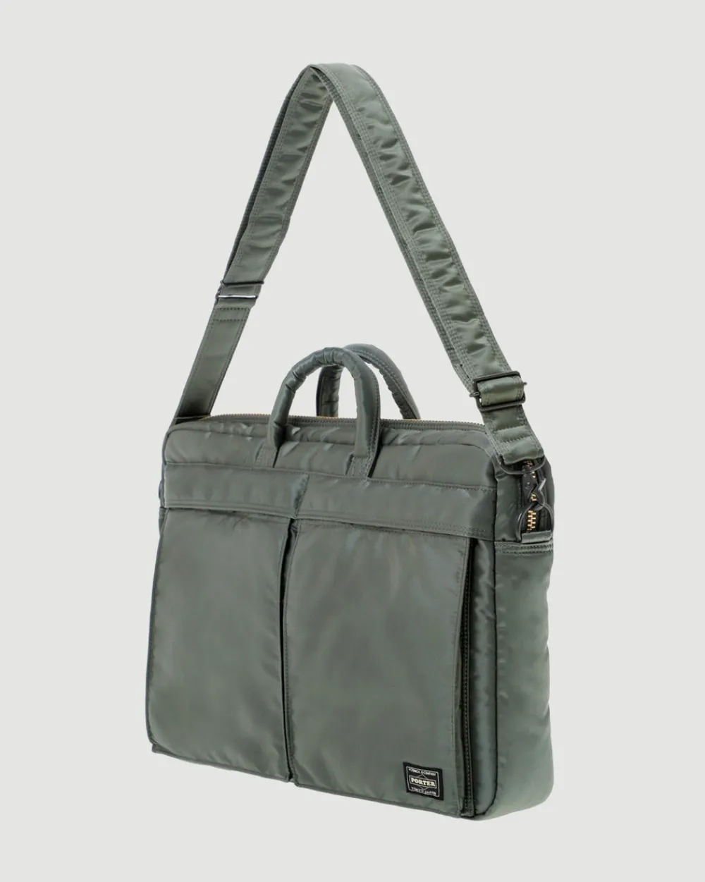 Porter Yoshida Tanker 2Way Briefcase Sage Green Clearance