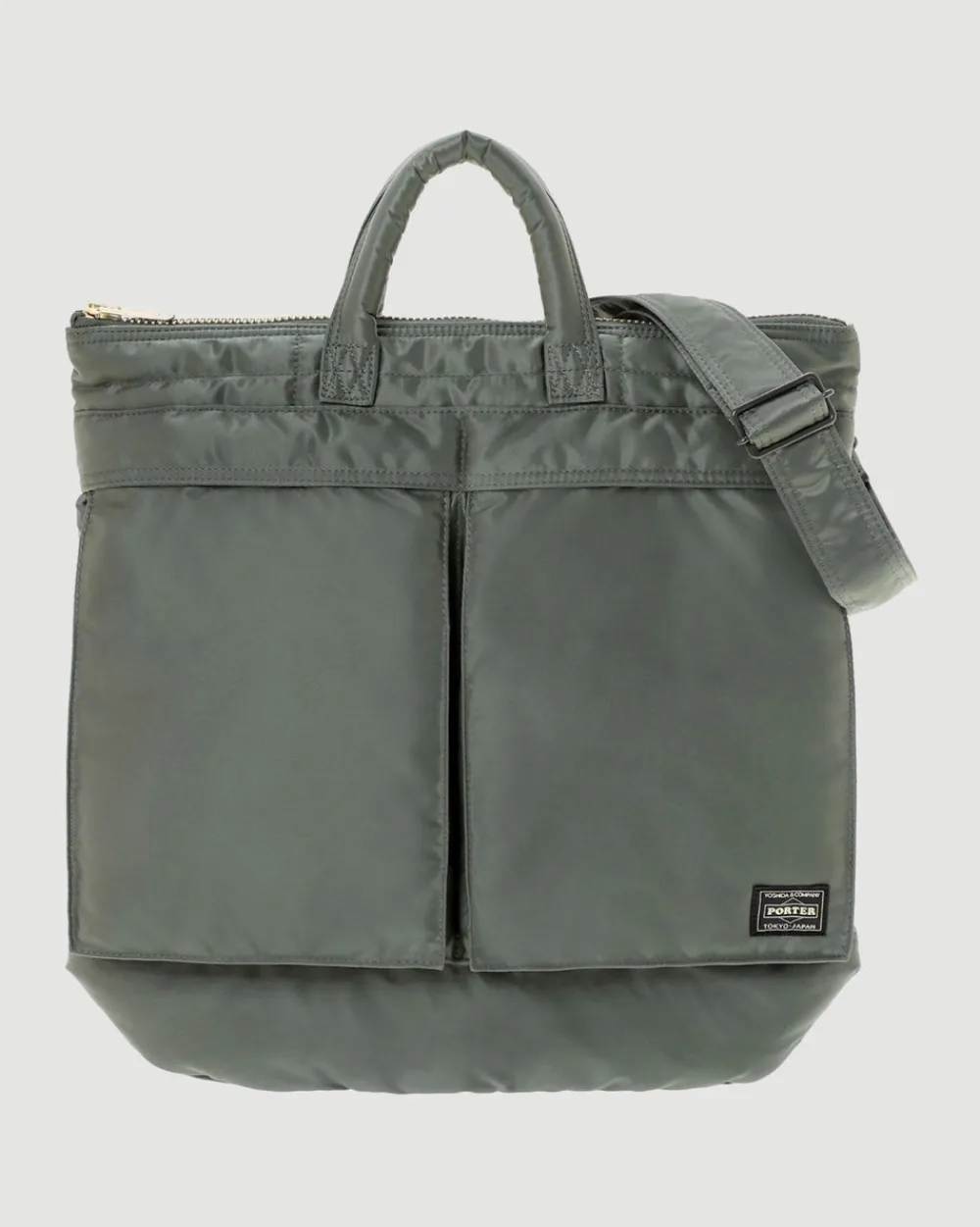 Porter Yoshida Tanker 2Way Helmet Bag (M) Sage Green Sale