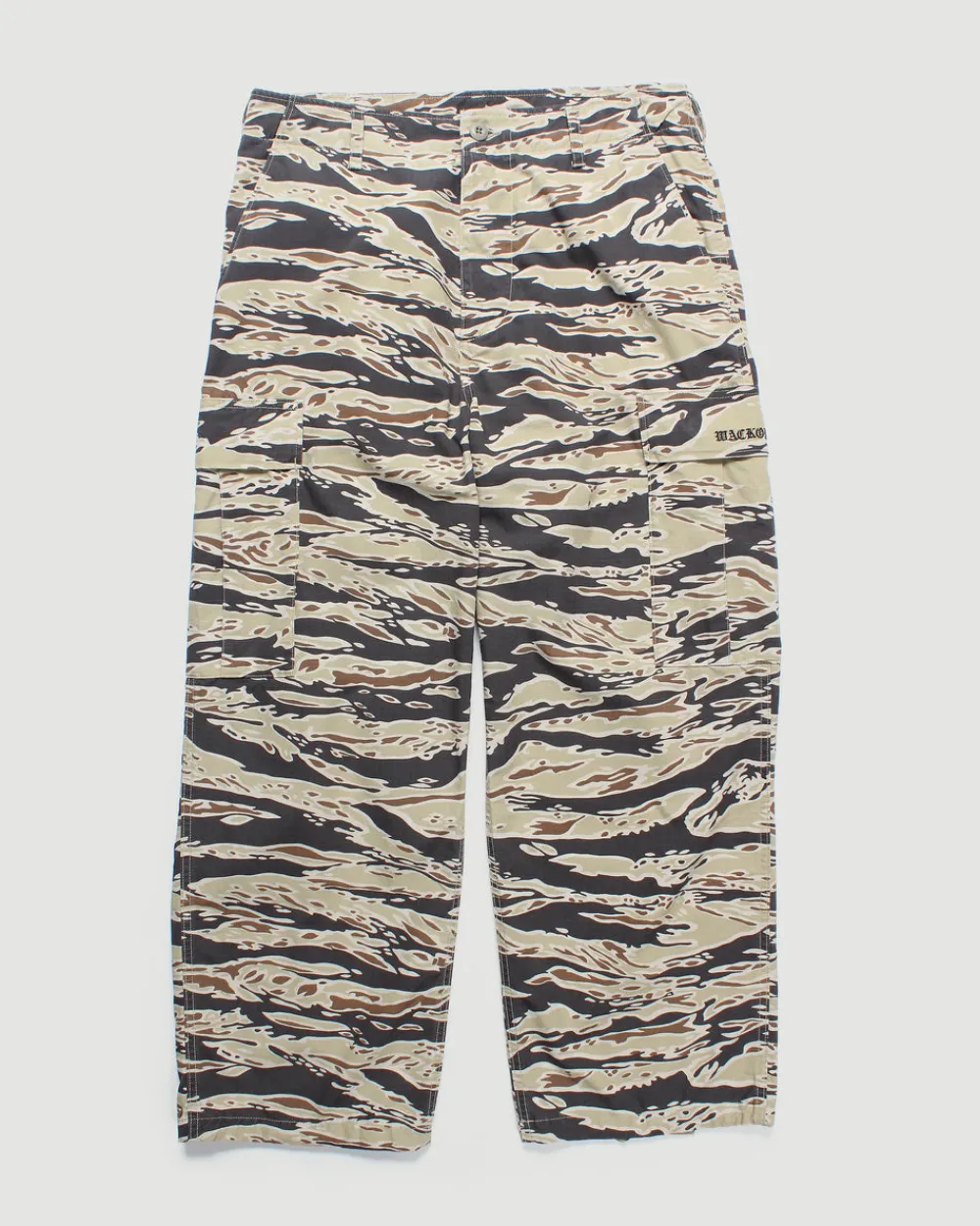 Wacko Maria Tigercamo 6 Pocket Trousers Beige Discount