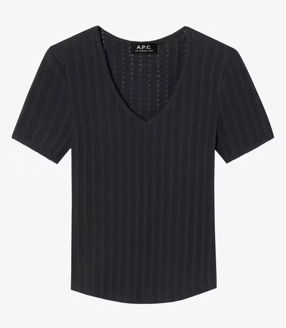 A.P.C. T-Shirt Livia Black Clearance