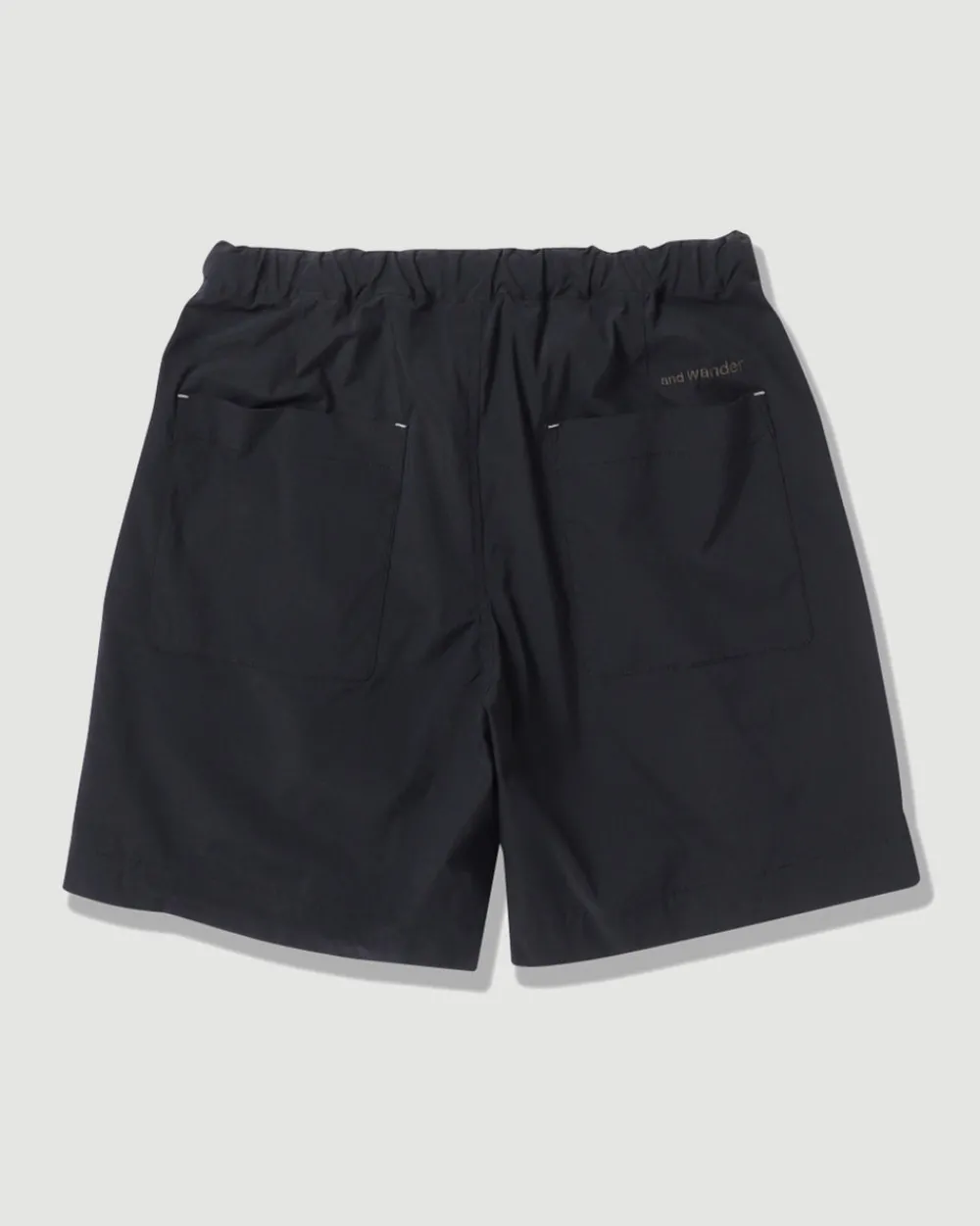 and wander UV Cut Stretch Short Pants Black Fashion
