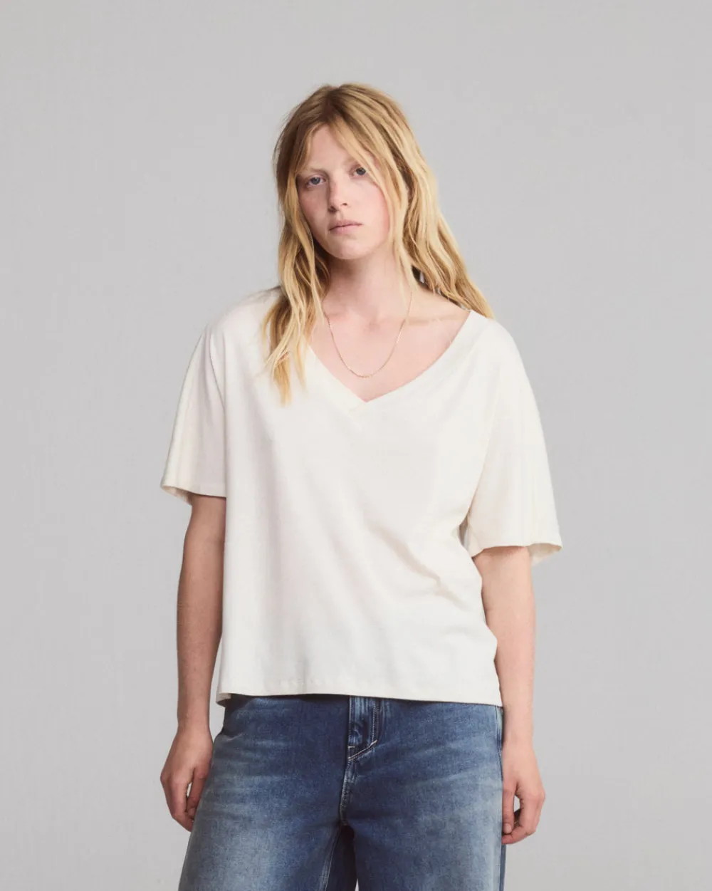Tenue. Vi T-Shirt White Fashion