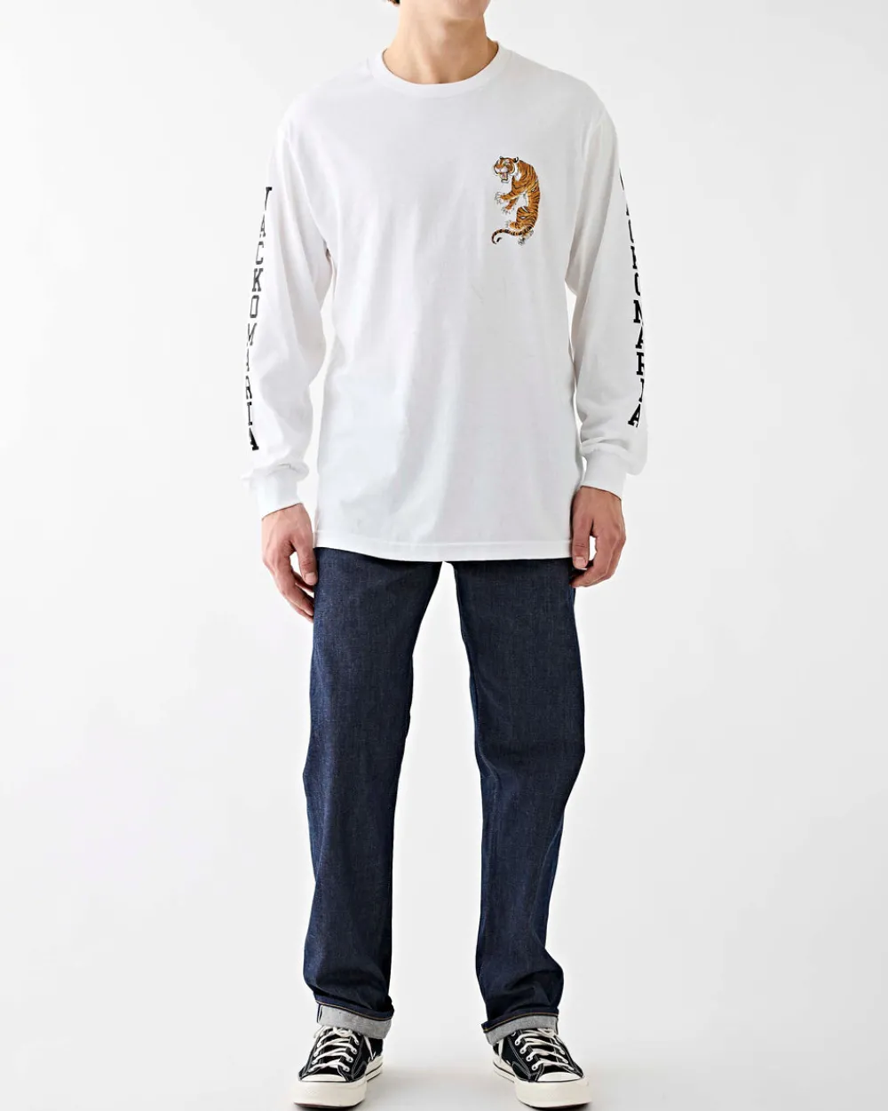 Wacko Maria x Tim Lehi Long Sleeve T-Shirt (Type-2) White Fashion