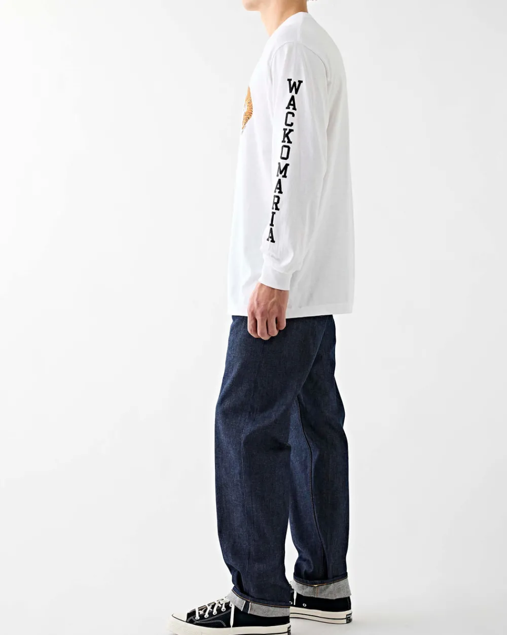 Wacko Maria x Tim Lehi Long Sleeve T-Shirt (Type-2) White Fashion