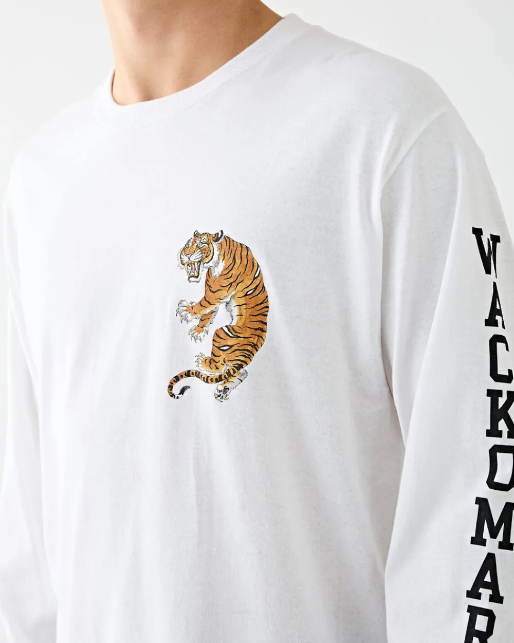 Wacko Maria x Tim Lehi Long Sleeve T-Shirt (Type-2) White Fashion